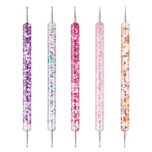 High Quality Acrylic 5pcs/set Dotting Tools Nail Art Pen For Nail Salon